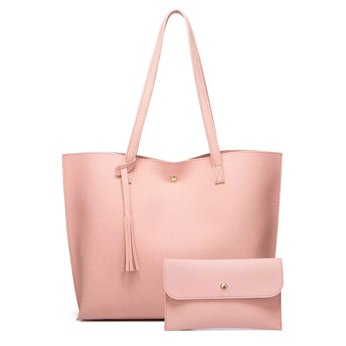 Sac Fourre-Tout Femme en Cuir Végétalien – Pochette Offerte