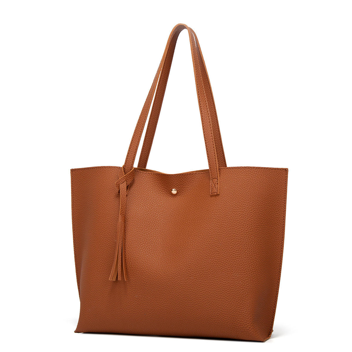 Sac Fourre-Tout Femme en Cuir Végétalien – Pochette Offerte